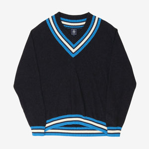 Linen Blend V-Neck Sweater