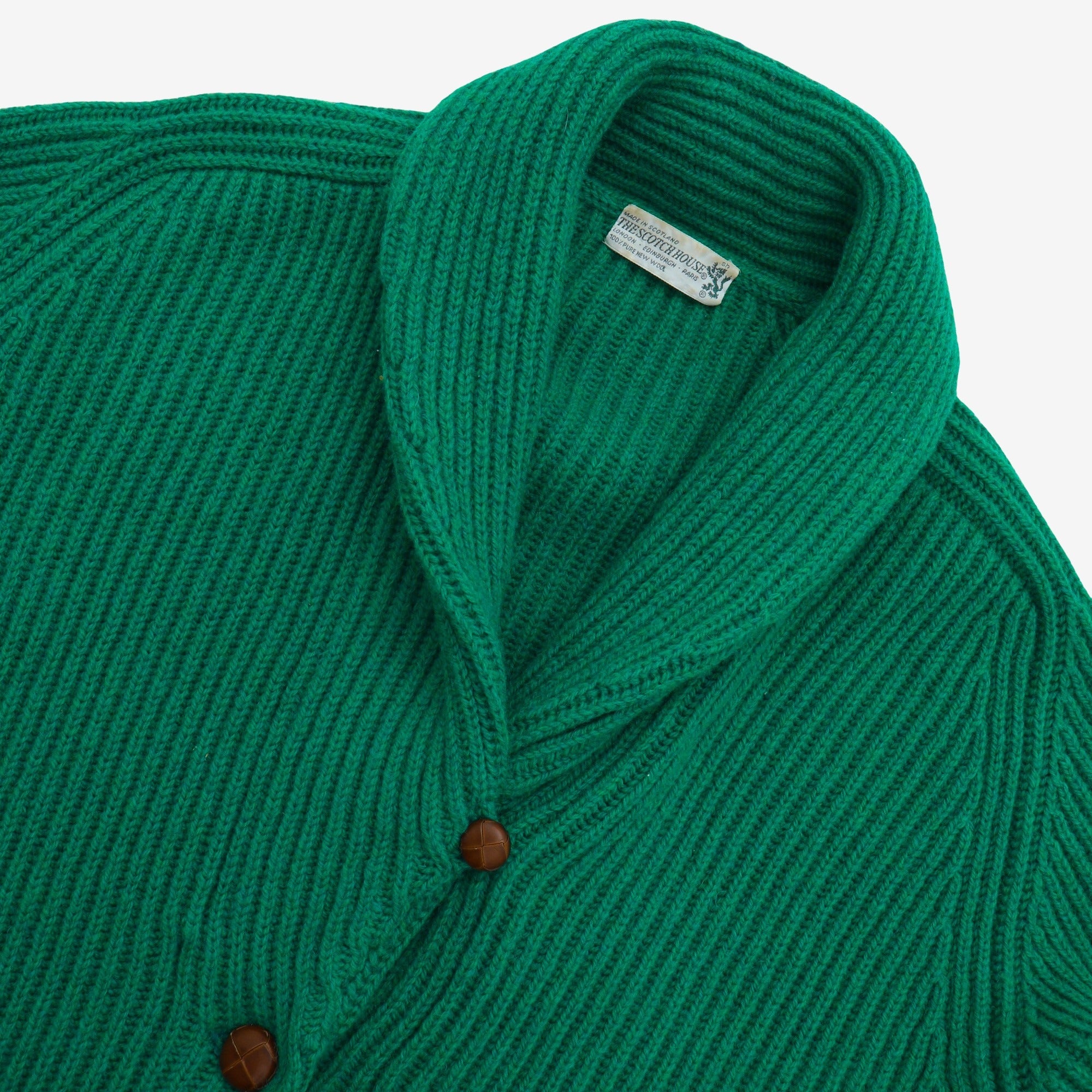 Shawl Collar Knit Cardigan