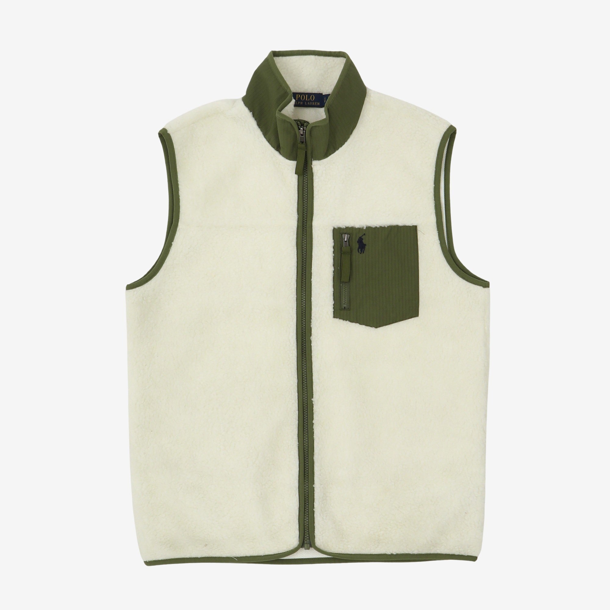 Bonded Sherpa Full-Zip Vest