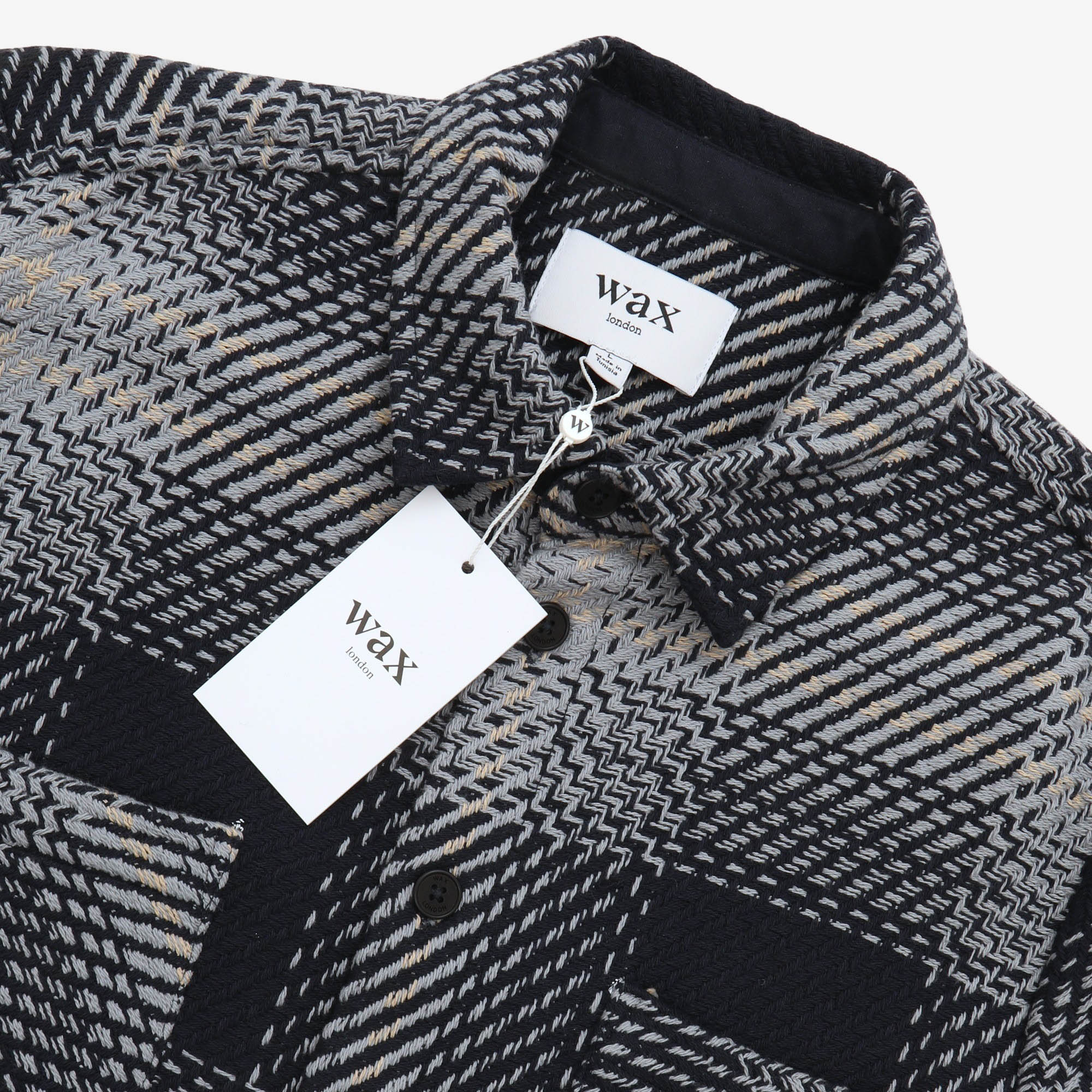 Ombre Check Whiting Overshirt