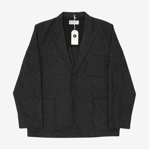 Upcycled Wool Two Button Jacket