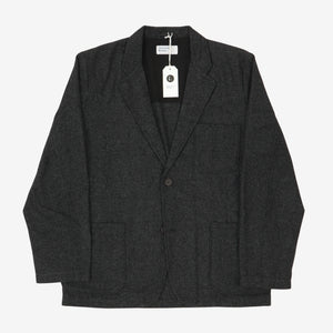 Upcycled Wool Two Button Jacket