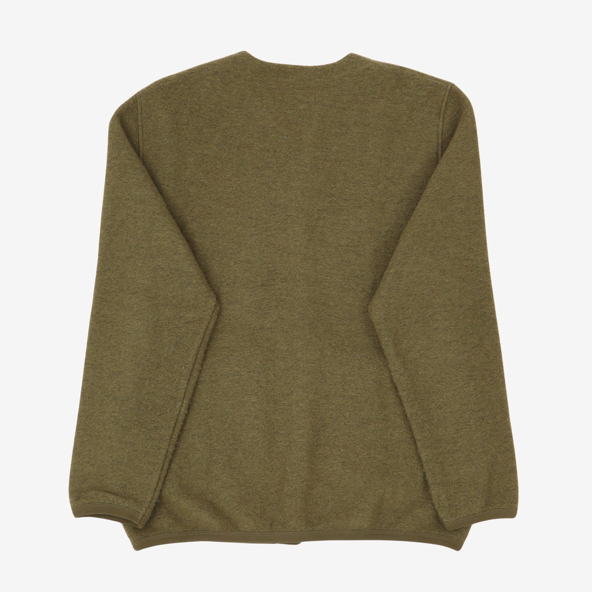 Wool Fleece Cardigan