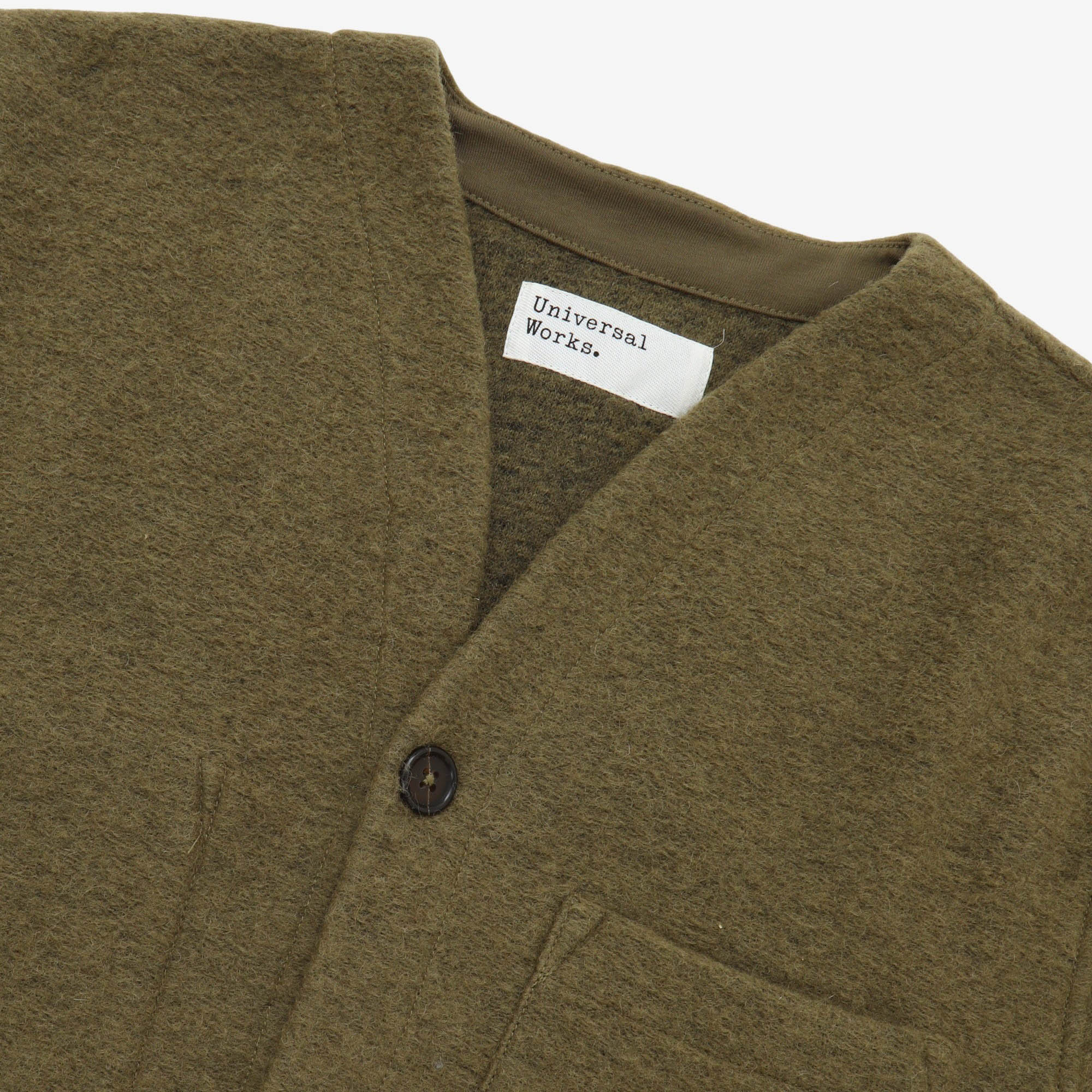 Wool Fleece Cardigan