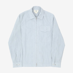 Striped Zip Overshirt