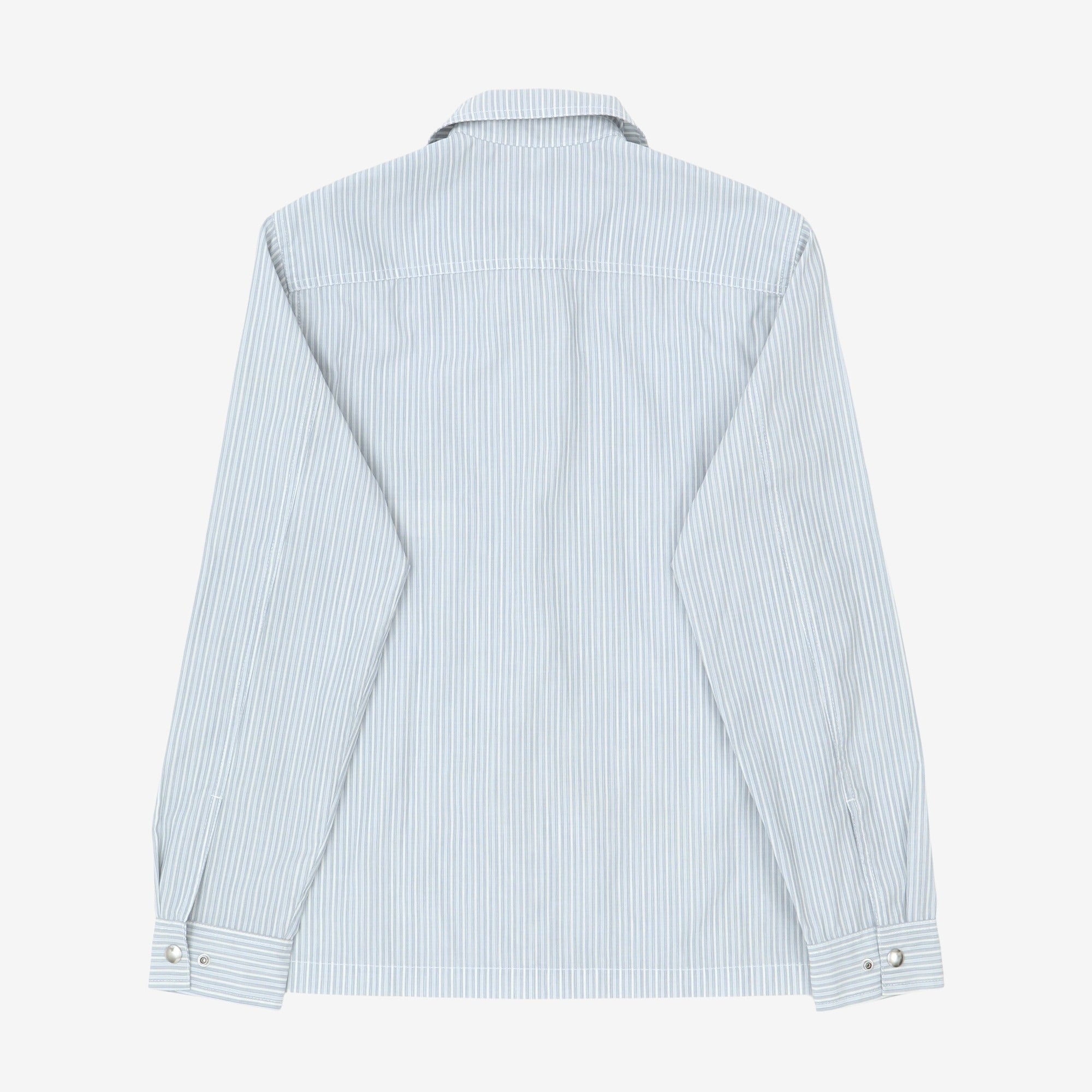 Striped Zip Overshirt