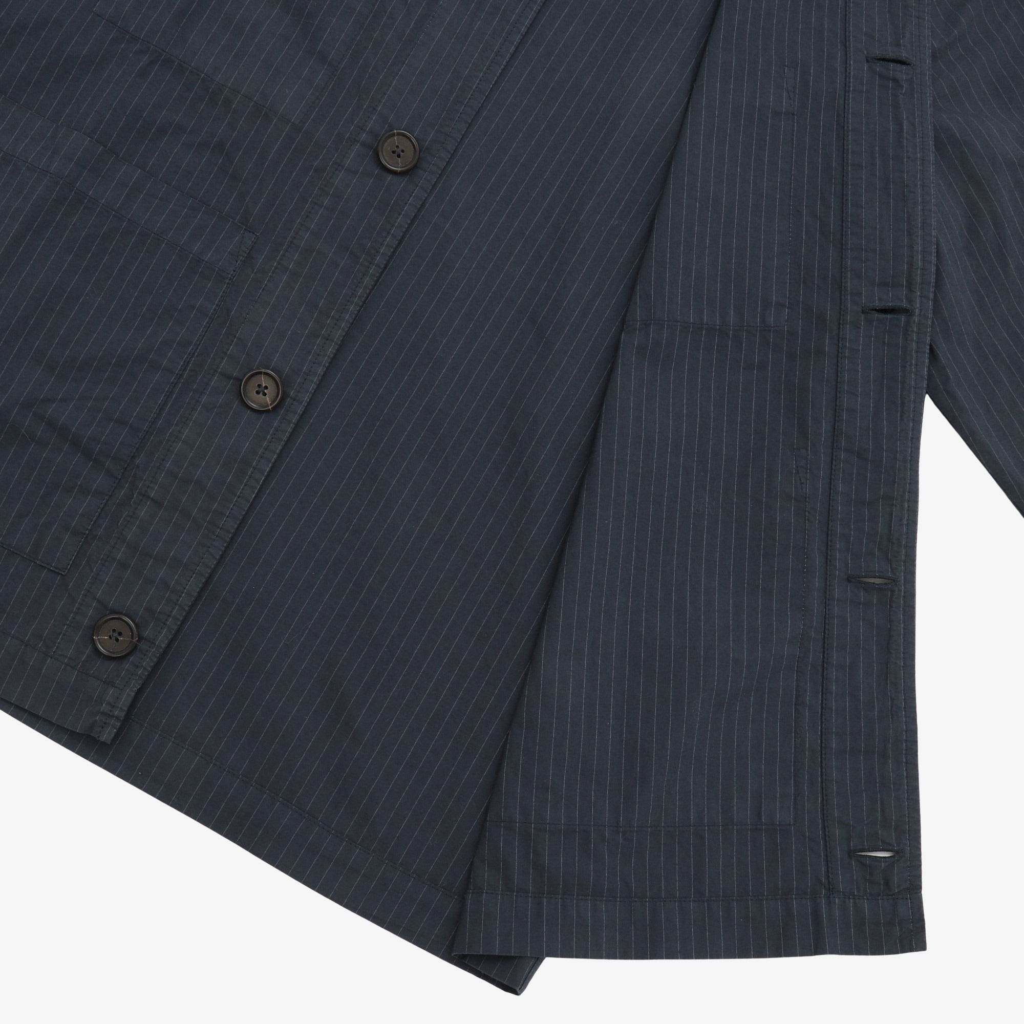 Nearly Pinstripe Coverall Jacket