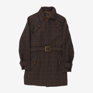 Belted Wool Overcoat