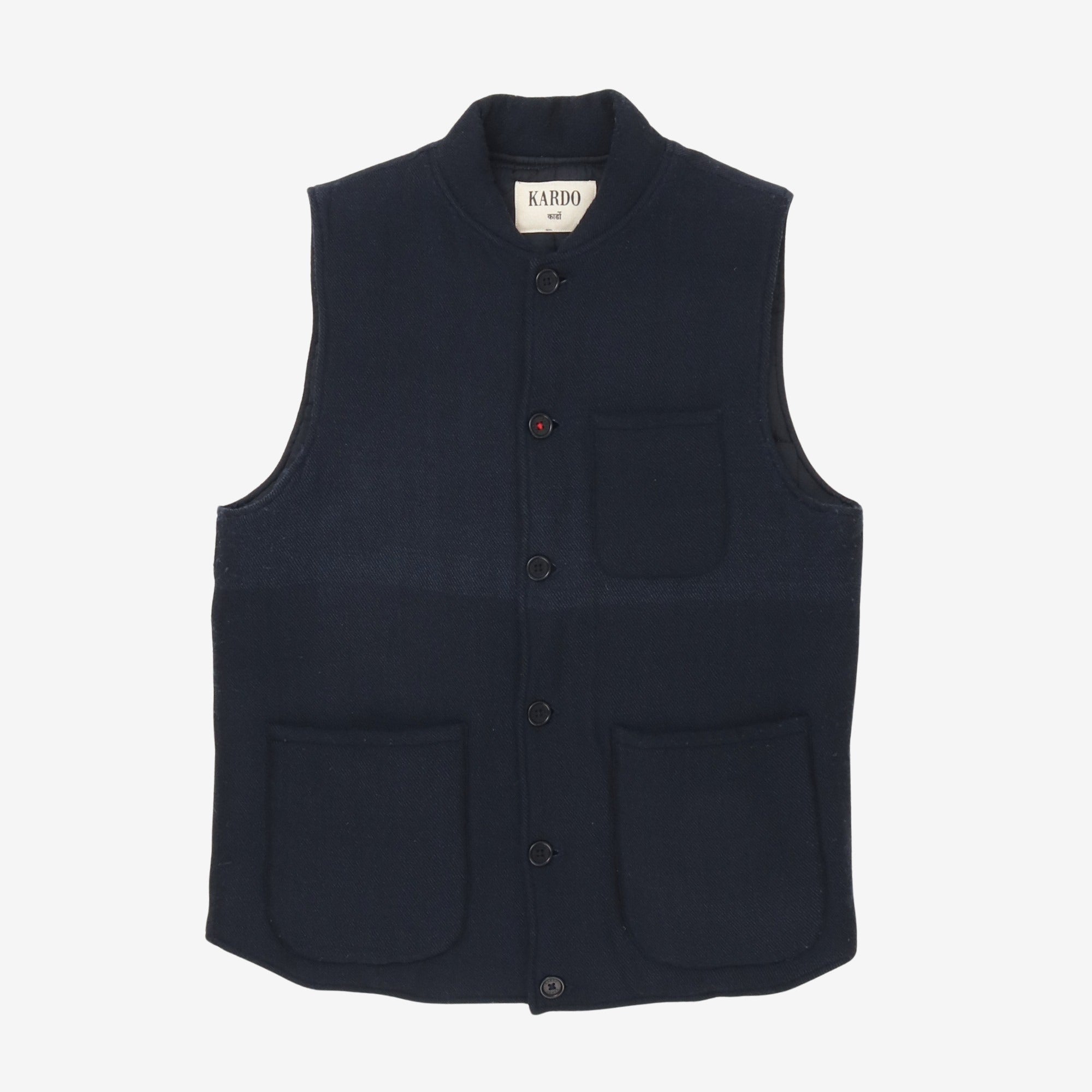 Padded Wool Vest