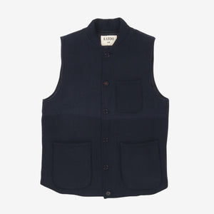 Padded Wool Vest