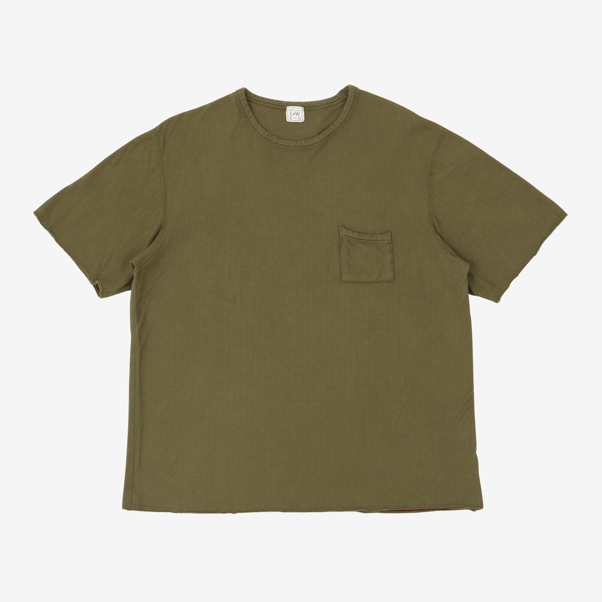 Rib Seam Pocket Tee
