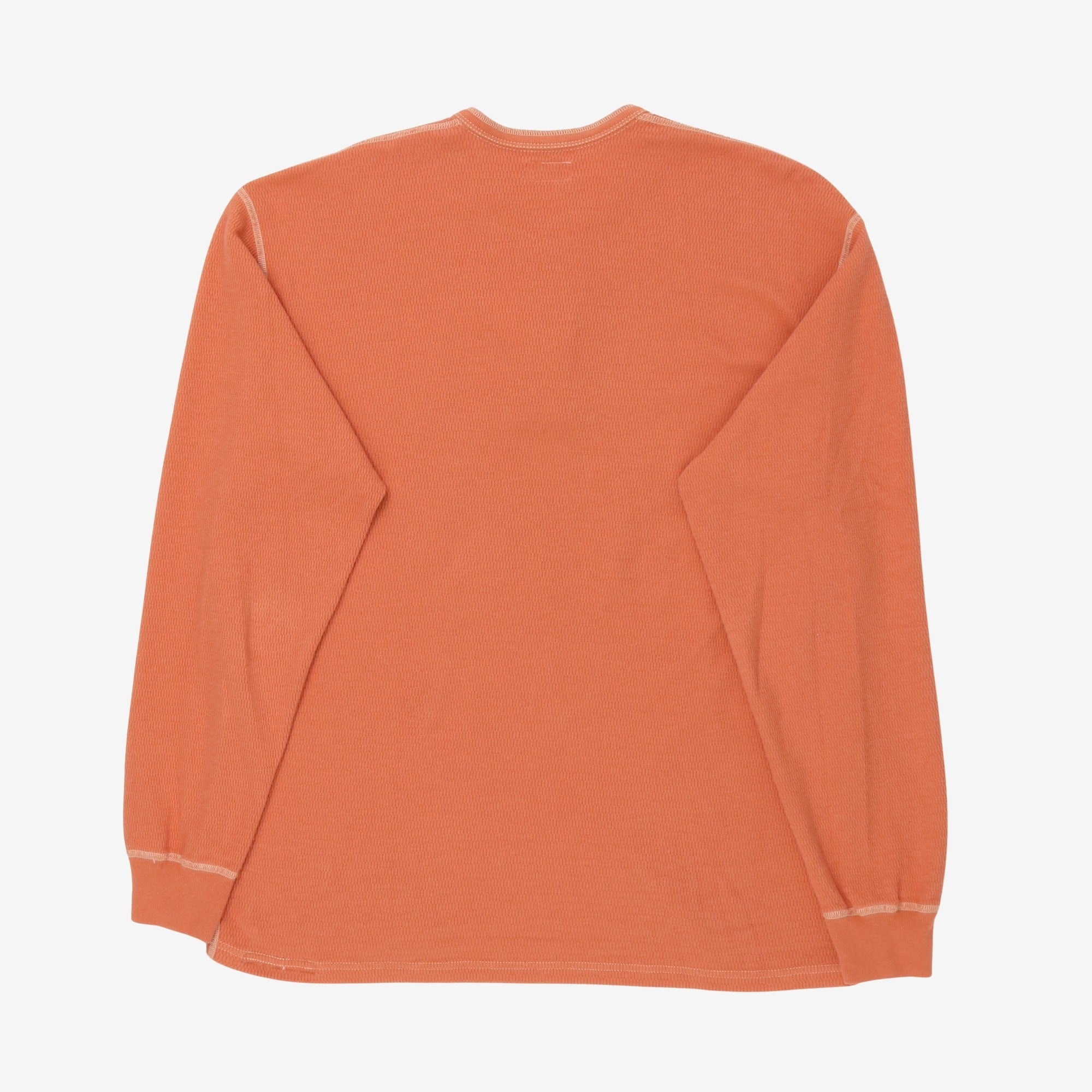 LS Waffle Knit Henley