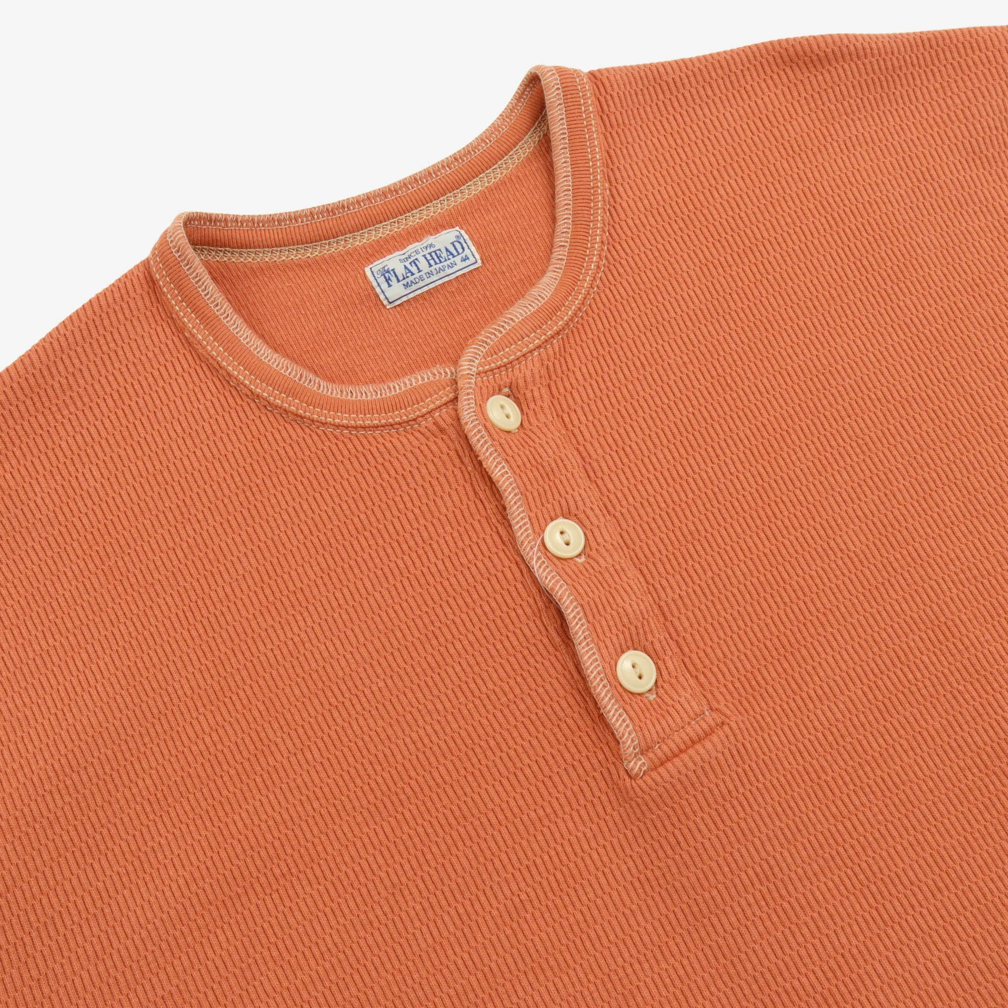 LS Waffle Knit Henley