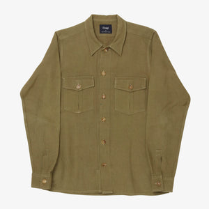 Linen Two-Pocket Work Shirt