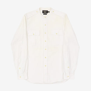 Collarless Military Shirt