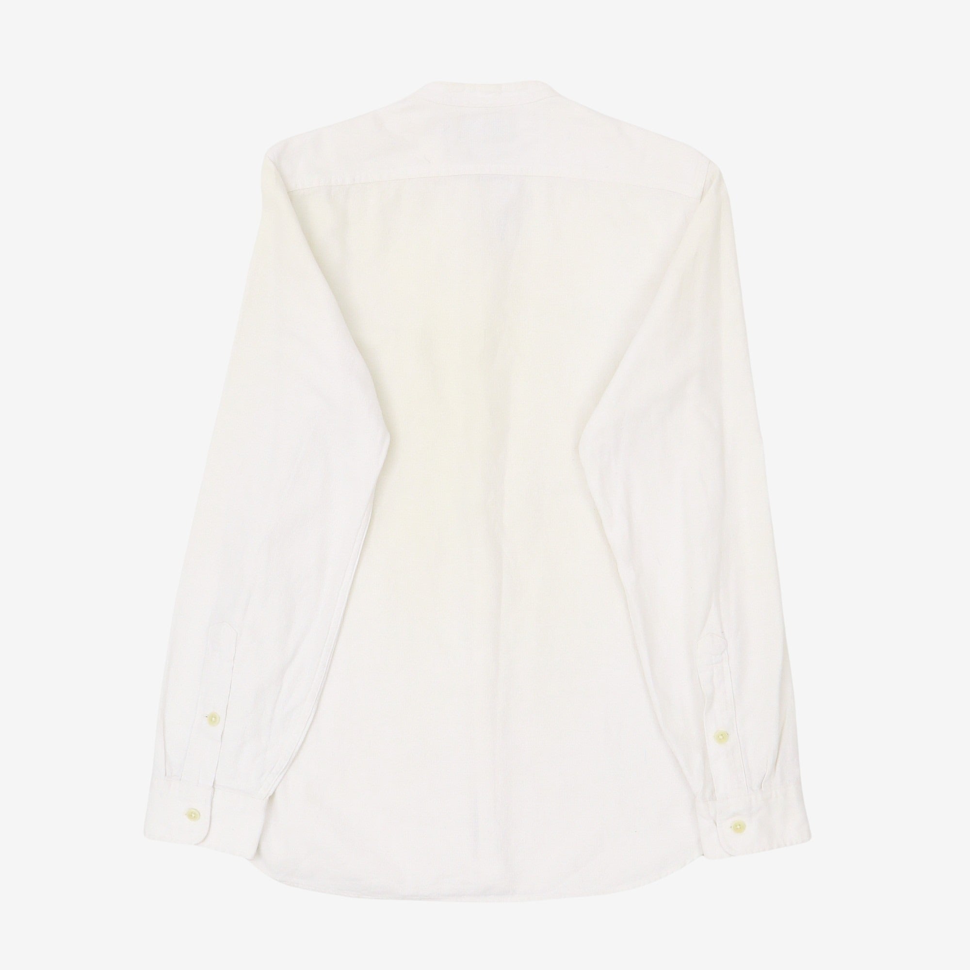 Collarless Military Shirt