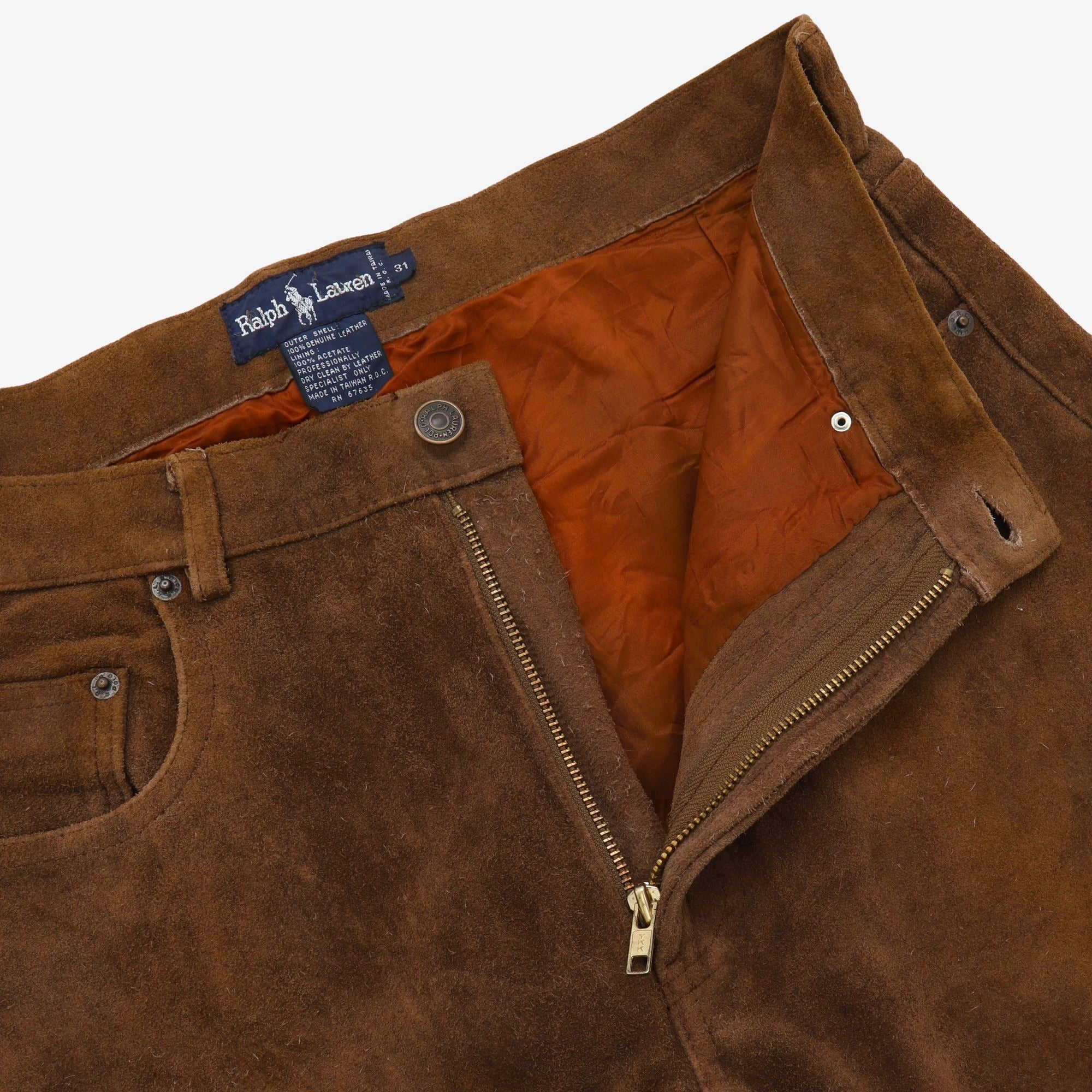 Suede Jeans