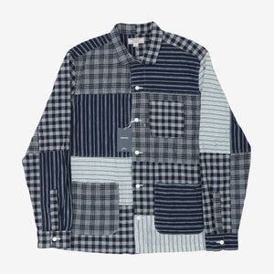 Indigo Patchwork Overshirt