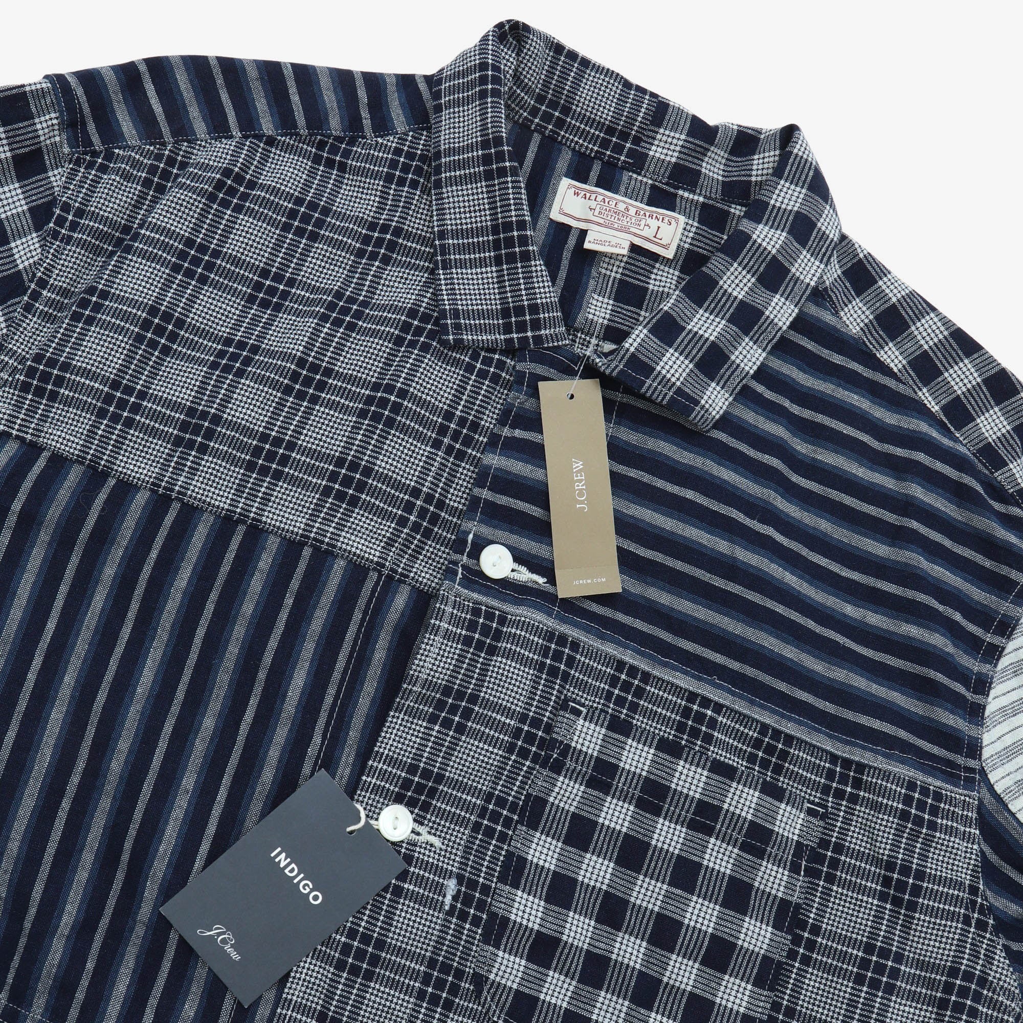 Indigo Patchwork Overshirt