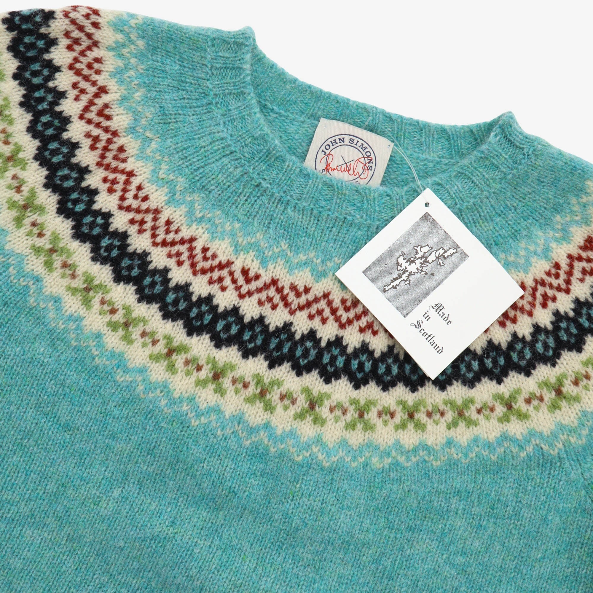 Paul Weller Fair Isle Yoke Sweater