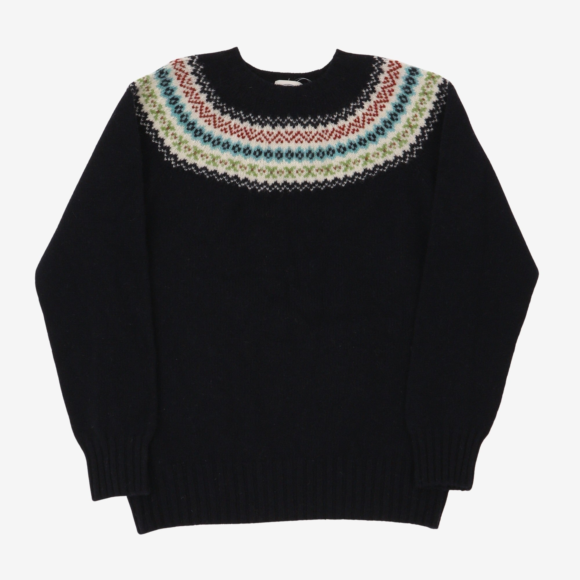 Paul Weller Fair Isle Yoke Sweater