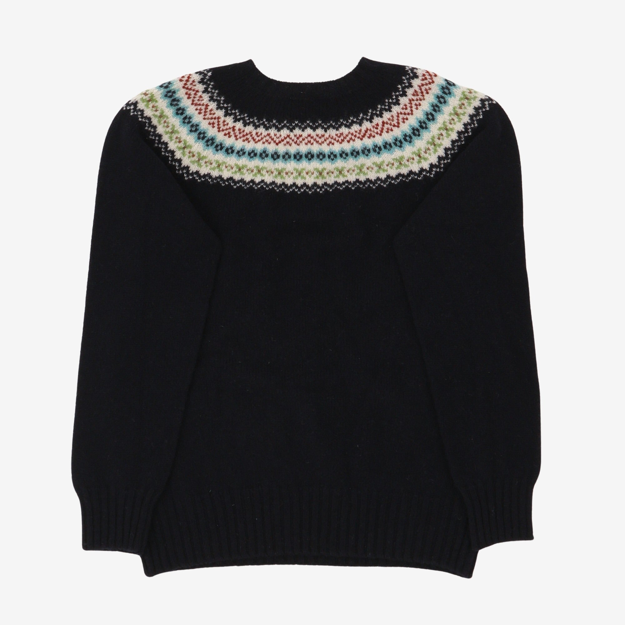 Paul Weller Fair Isle Yoke Sweater