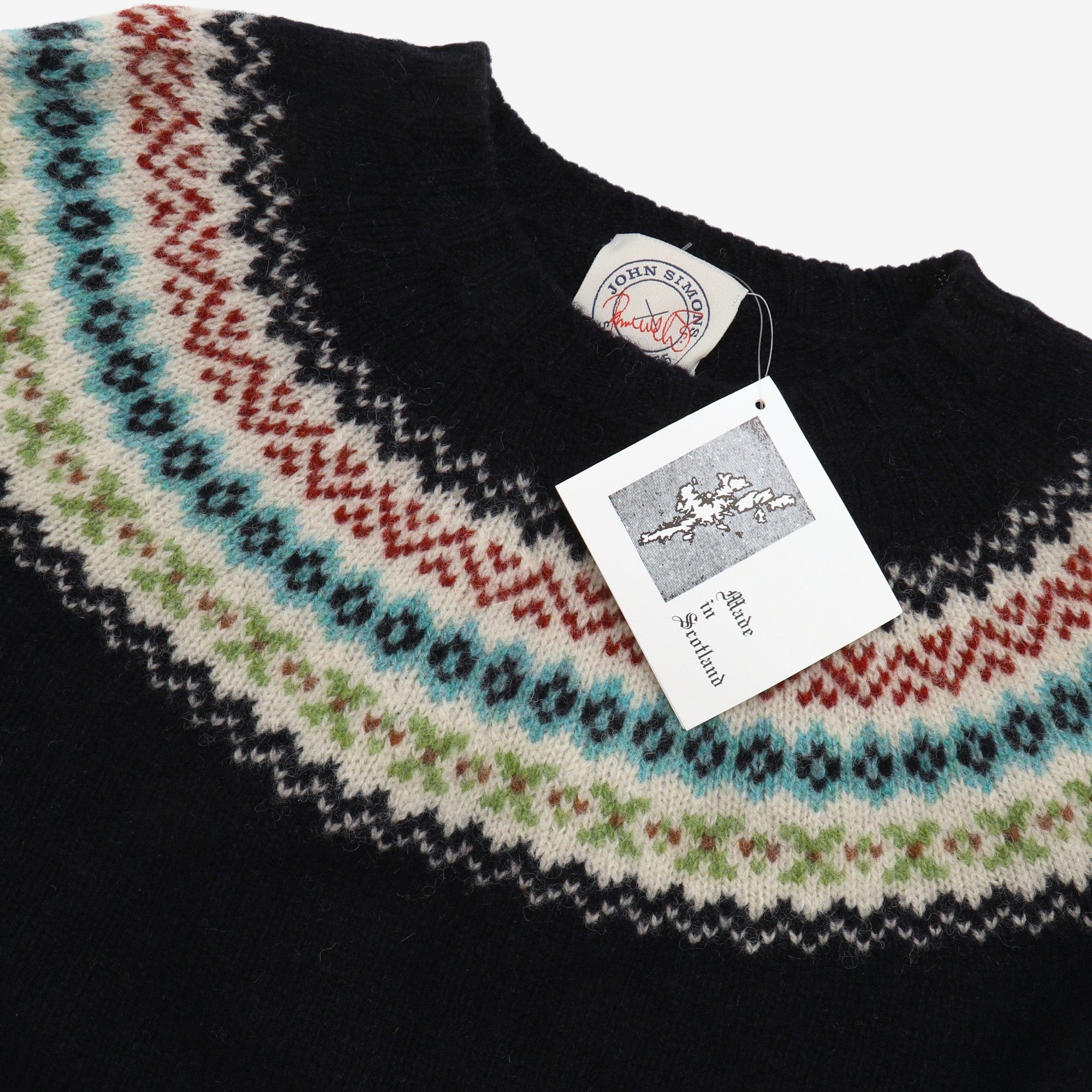 Paul Weller Fair Isle Yoke Sweater
