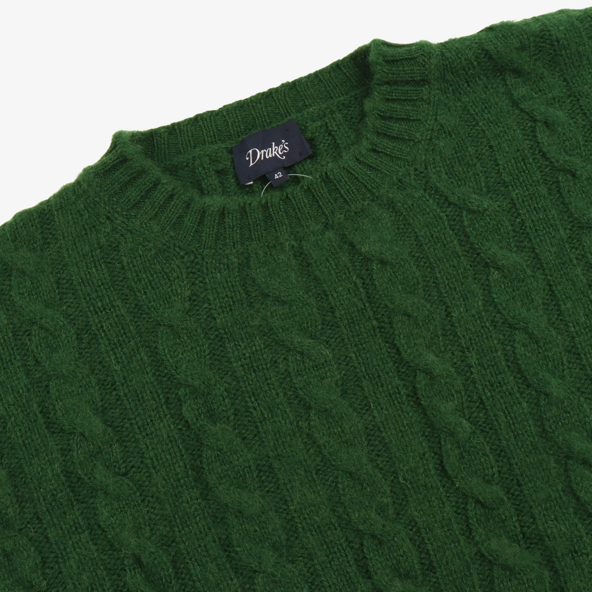 Cable Knit Wool Sweater