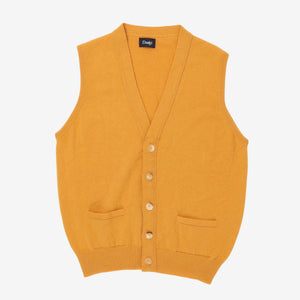 Wool Sleeveless Cardigan
