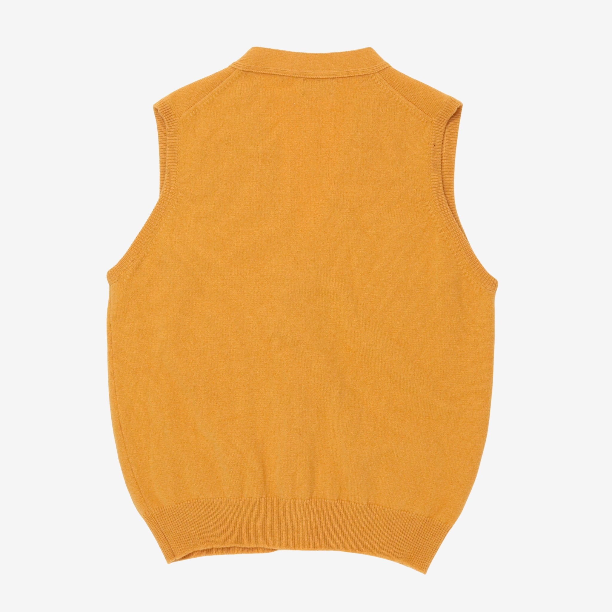 Wool Sleeveless Cardigan