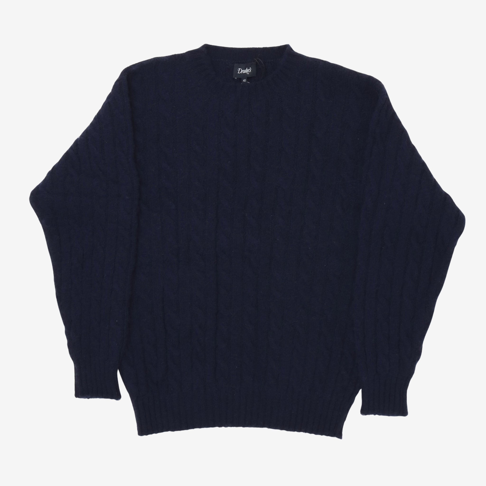 Cable Knit Wool Sweater