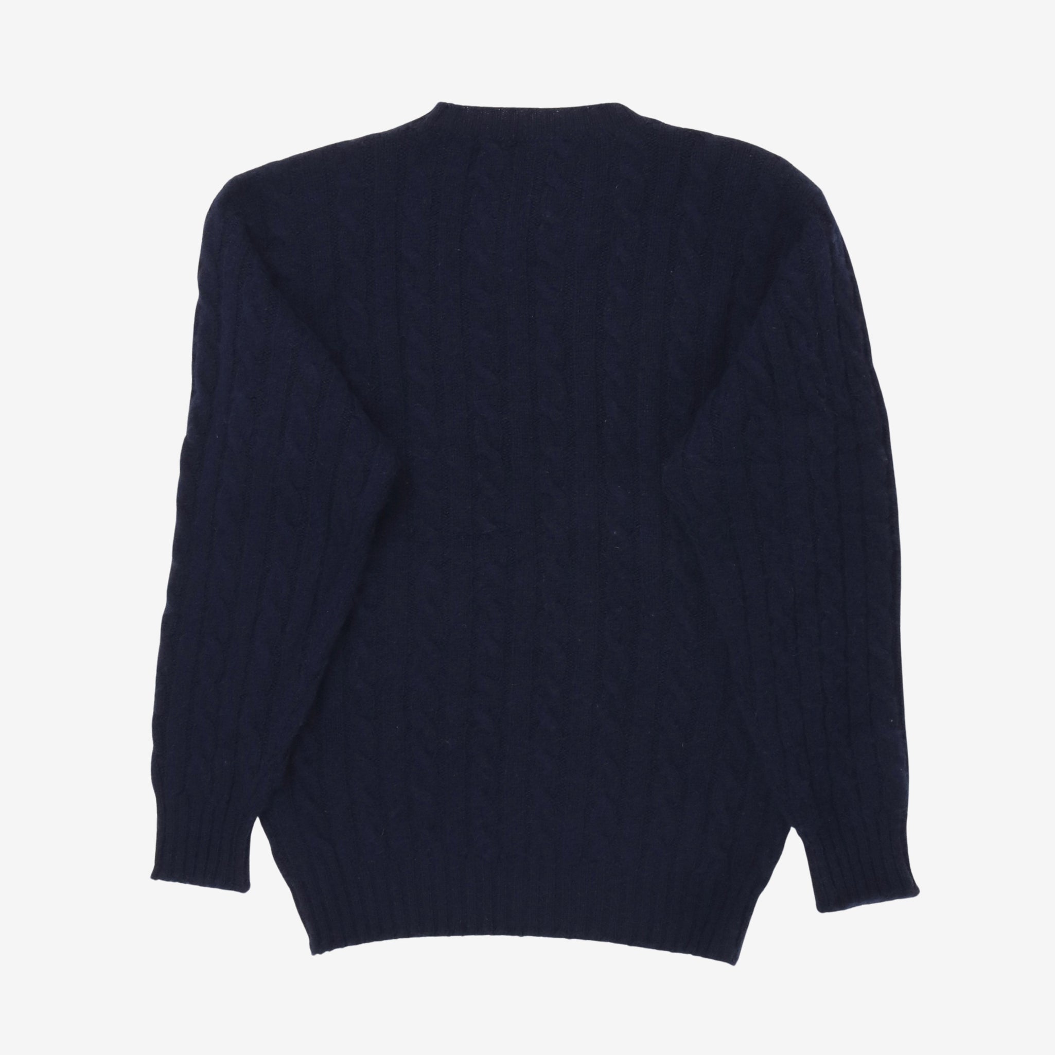 Cable Knit Wool Sweater