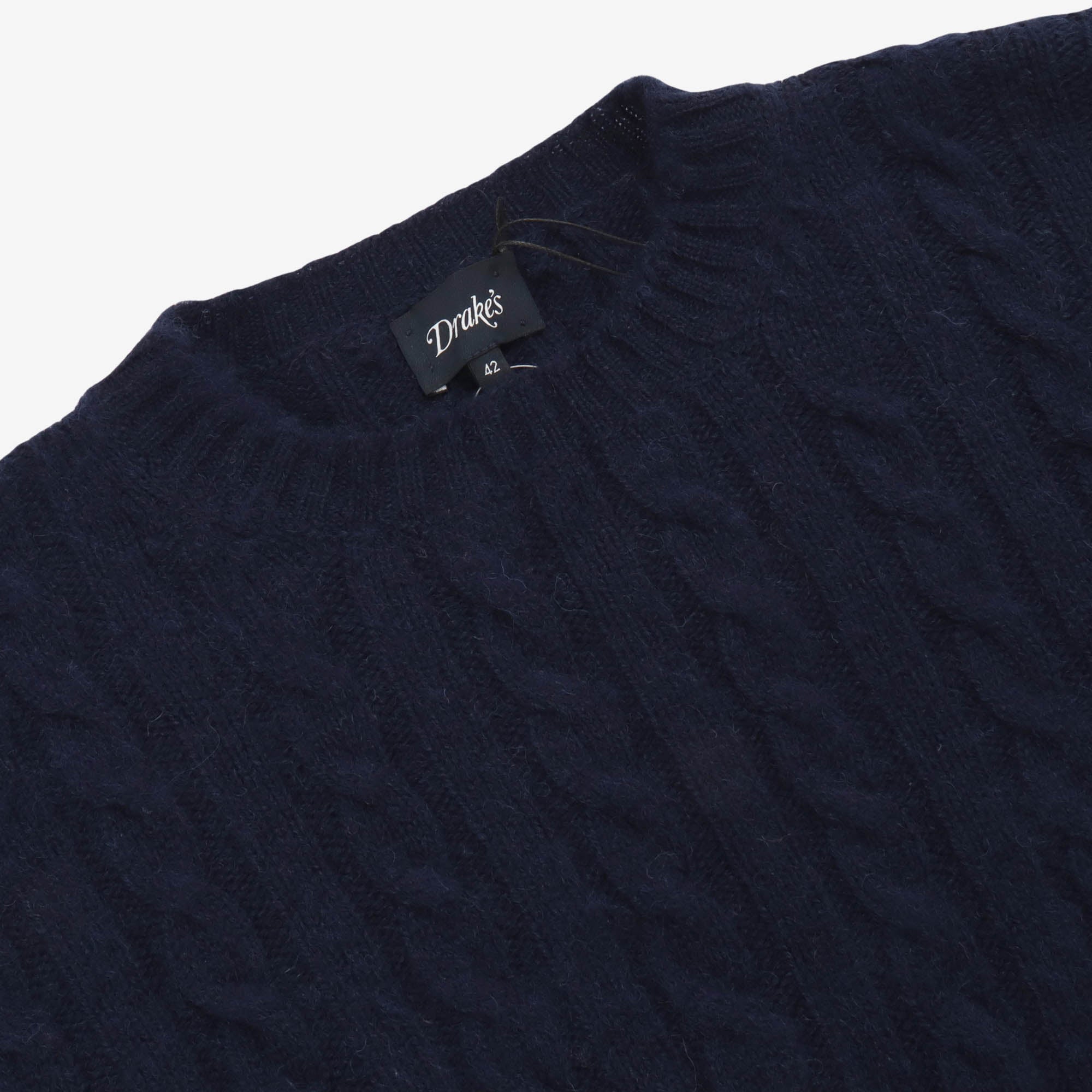 Cable Knit Wool Sweater