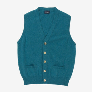 Wool Sleeveless Cardigan