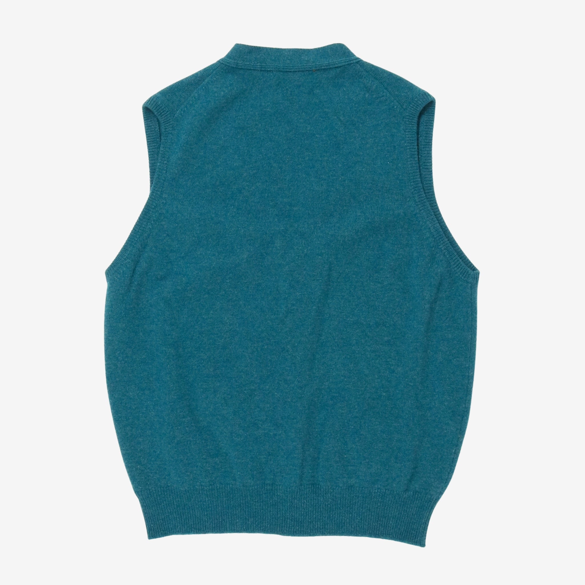 Wool Sleeveless Cardigan