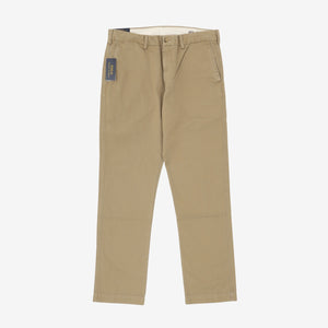 Straight Fit Flat Front Trousers