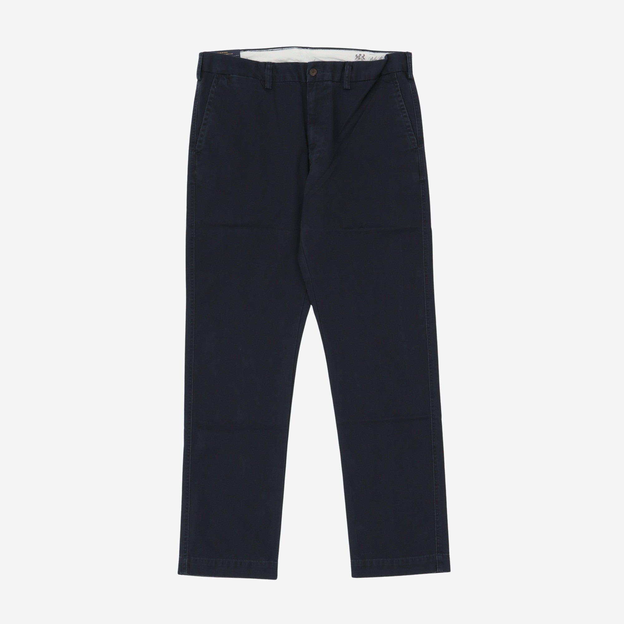 Straight Fit Flat Front Trousers