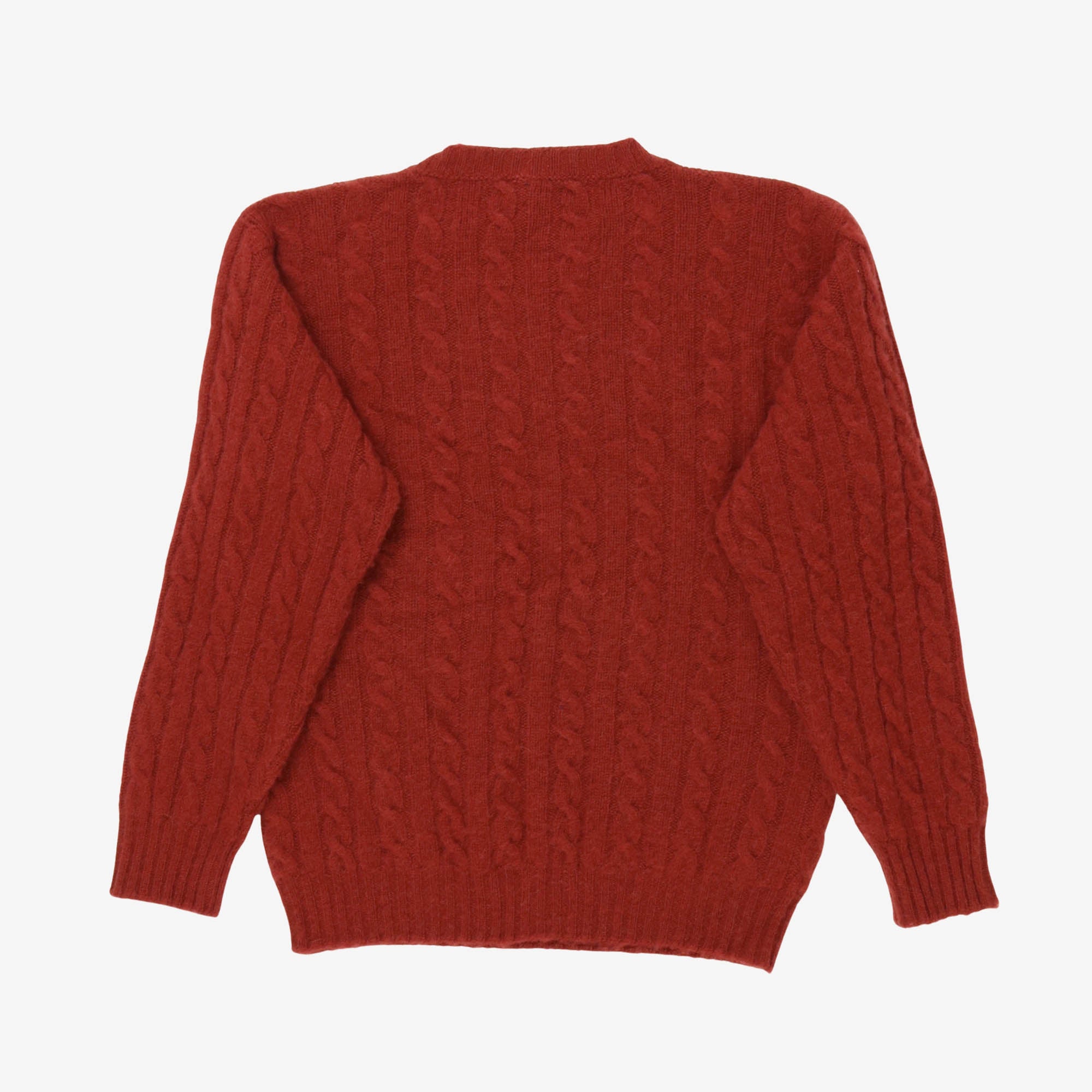 Cable Knit Wool Sweater