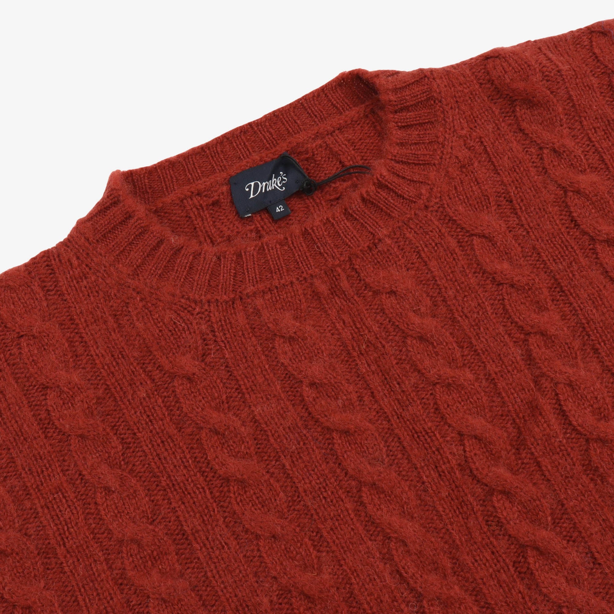 Cable Knit Wool Sweater