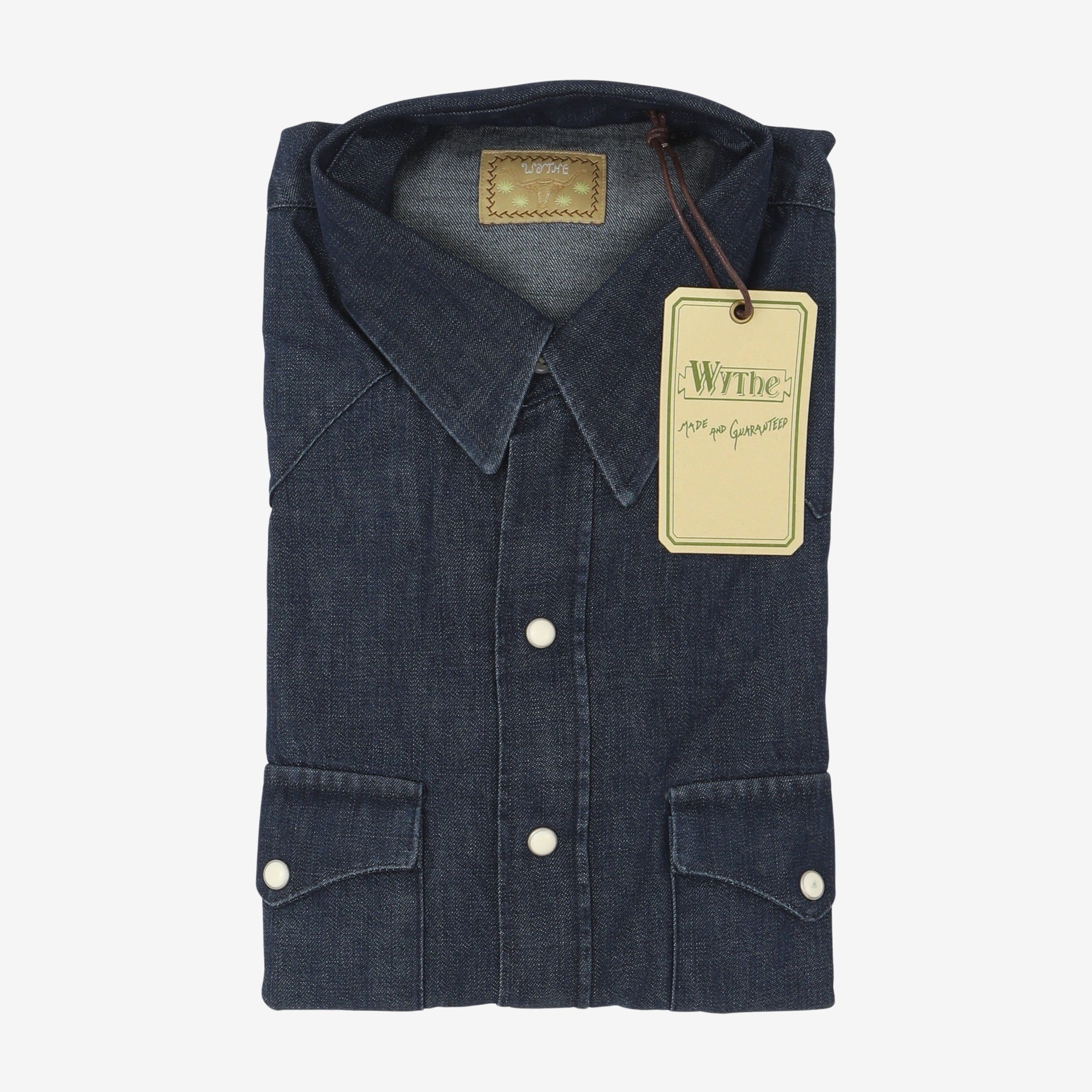 Indigo Denim Pearlsnap Shirt