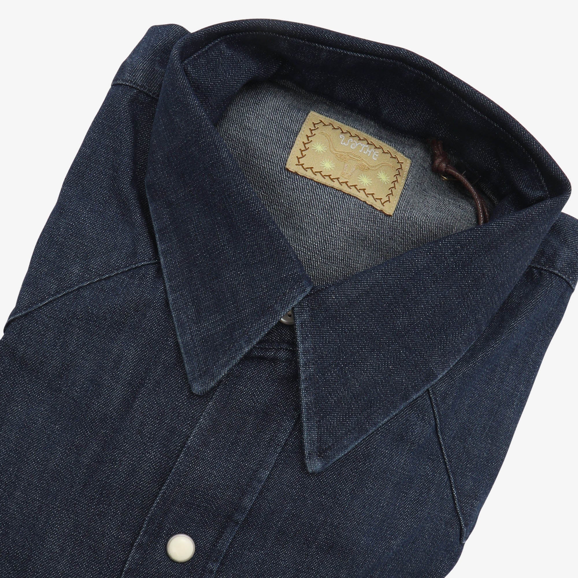 Indigo Denim Pearlsnap Shirt