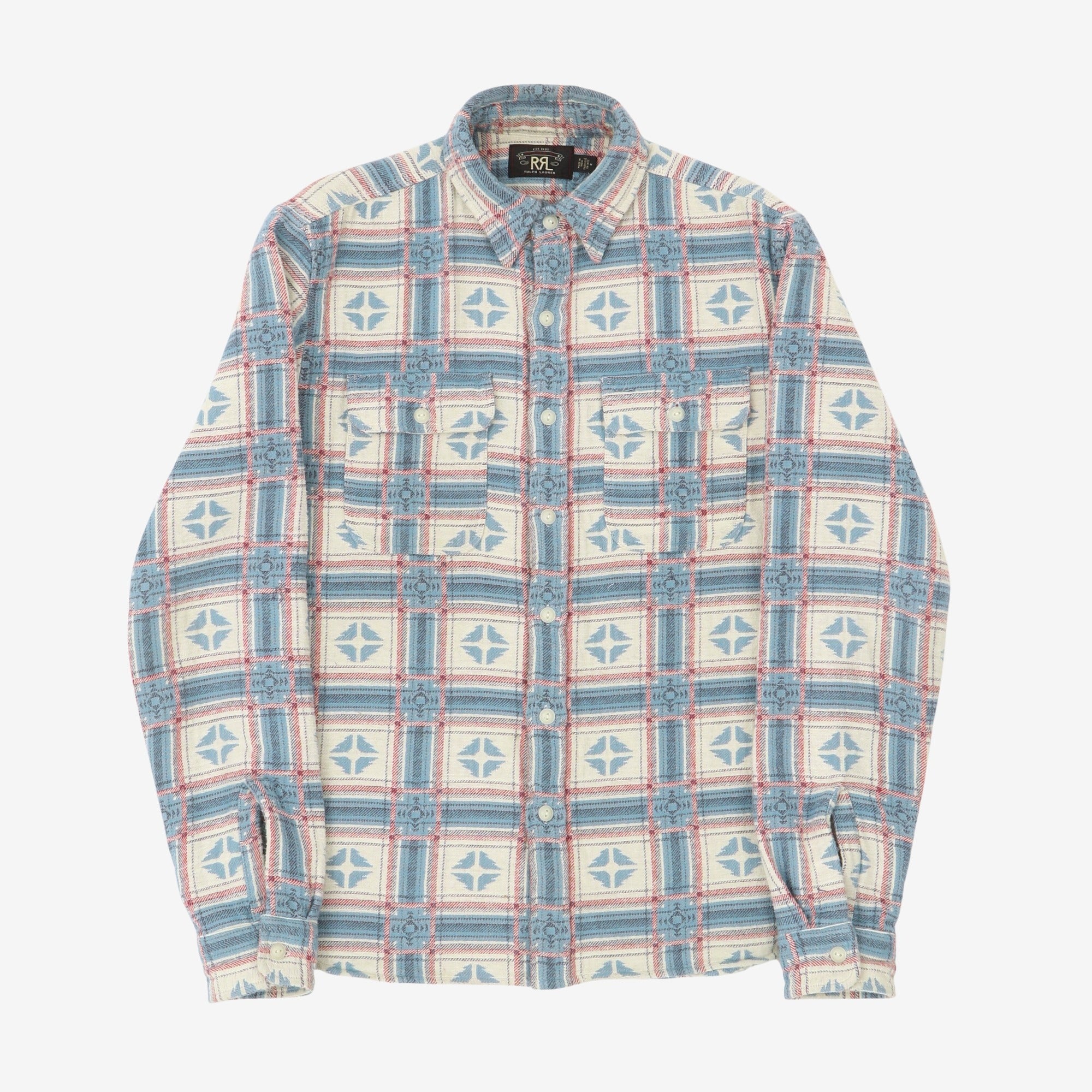 Brushed Jacquard Work Shirt