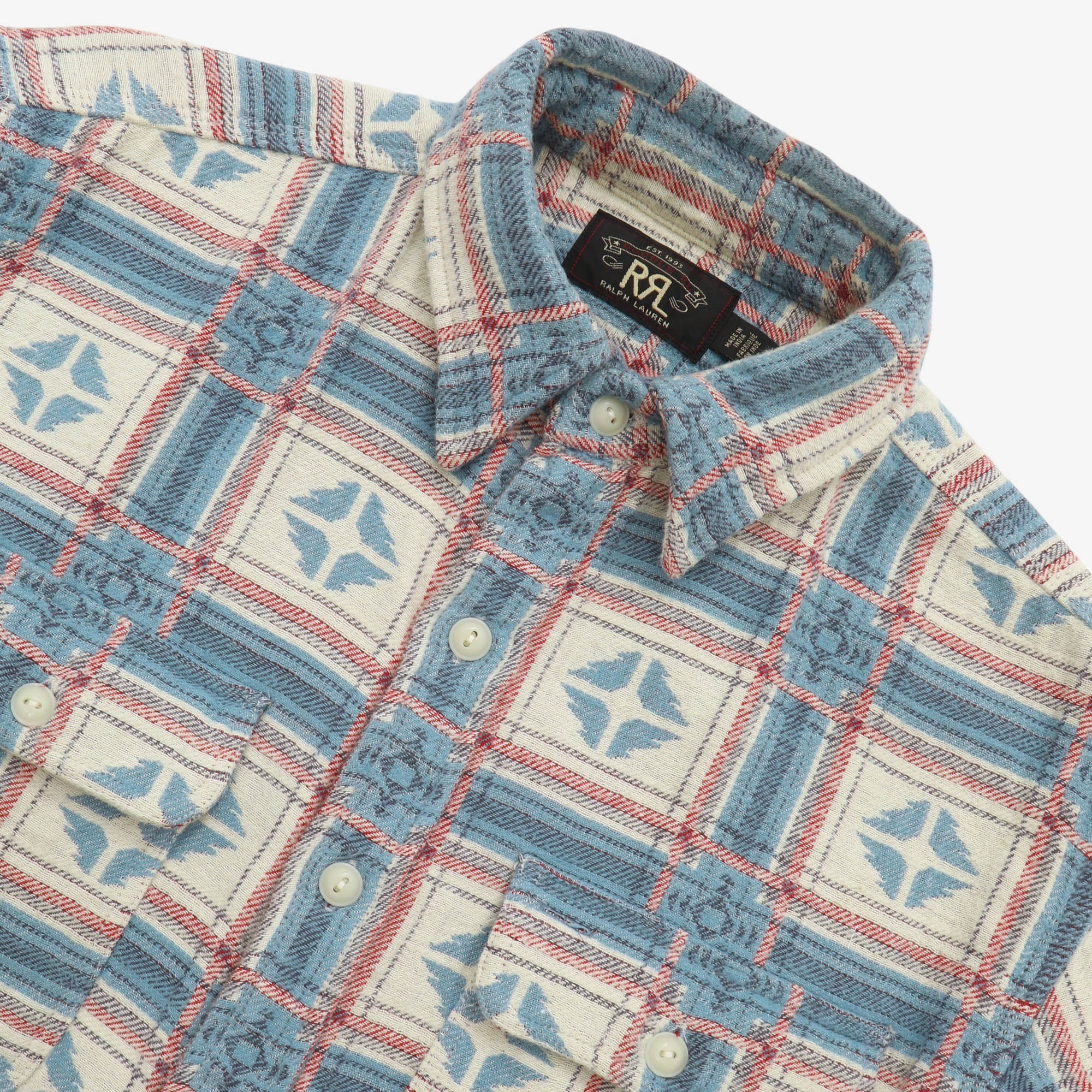 Brushed Jacquard Work Shirt