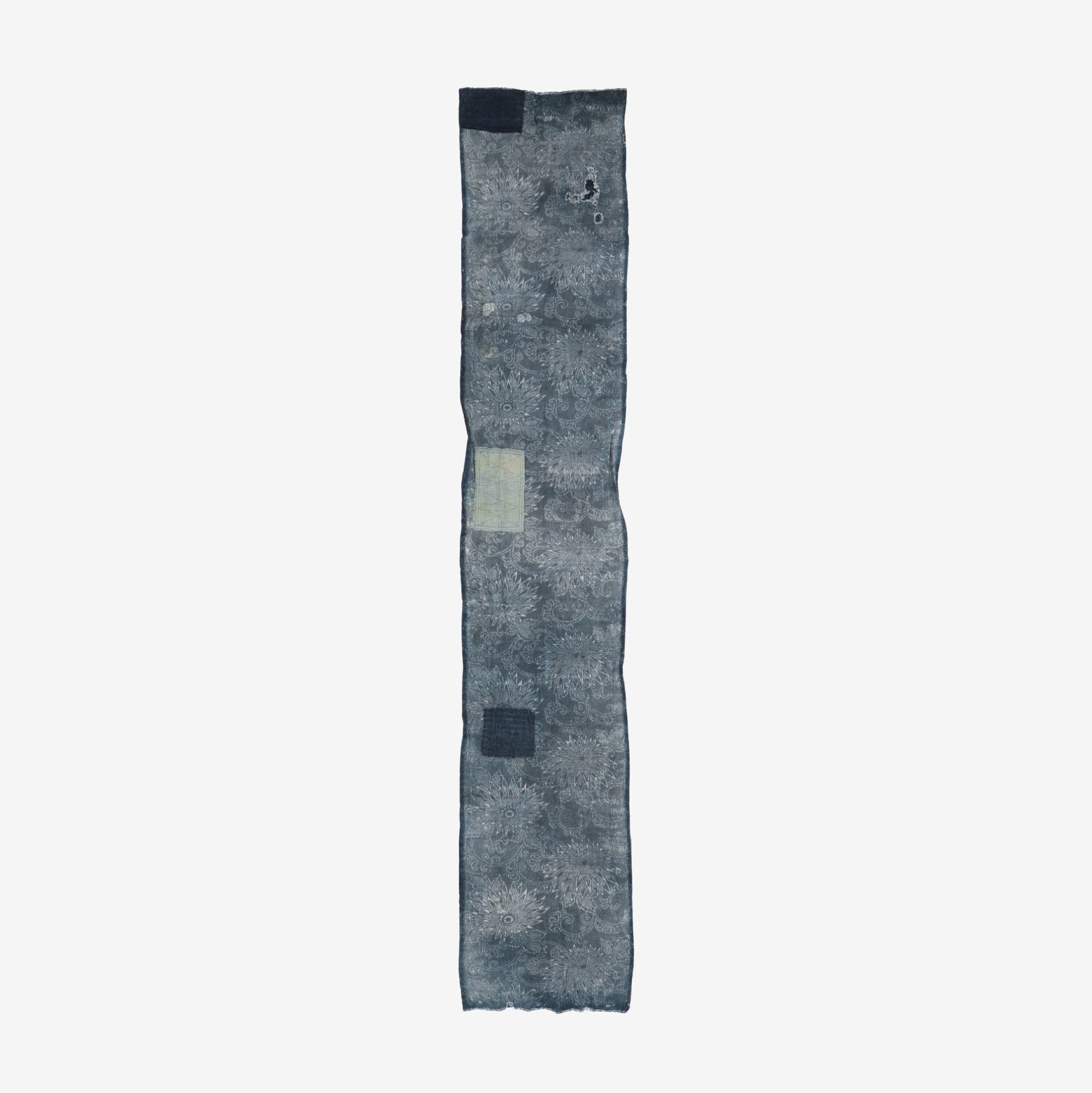 Indigo Patchwork Scarf