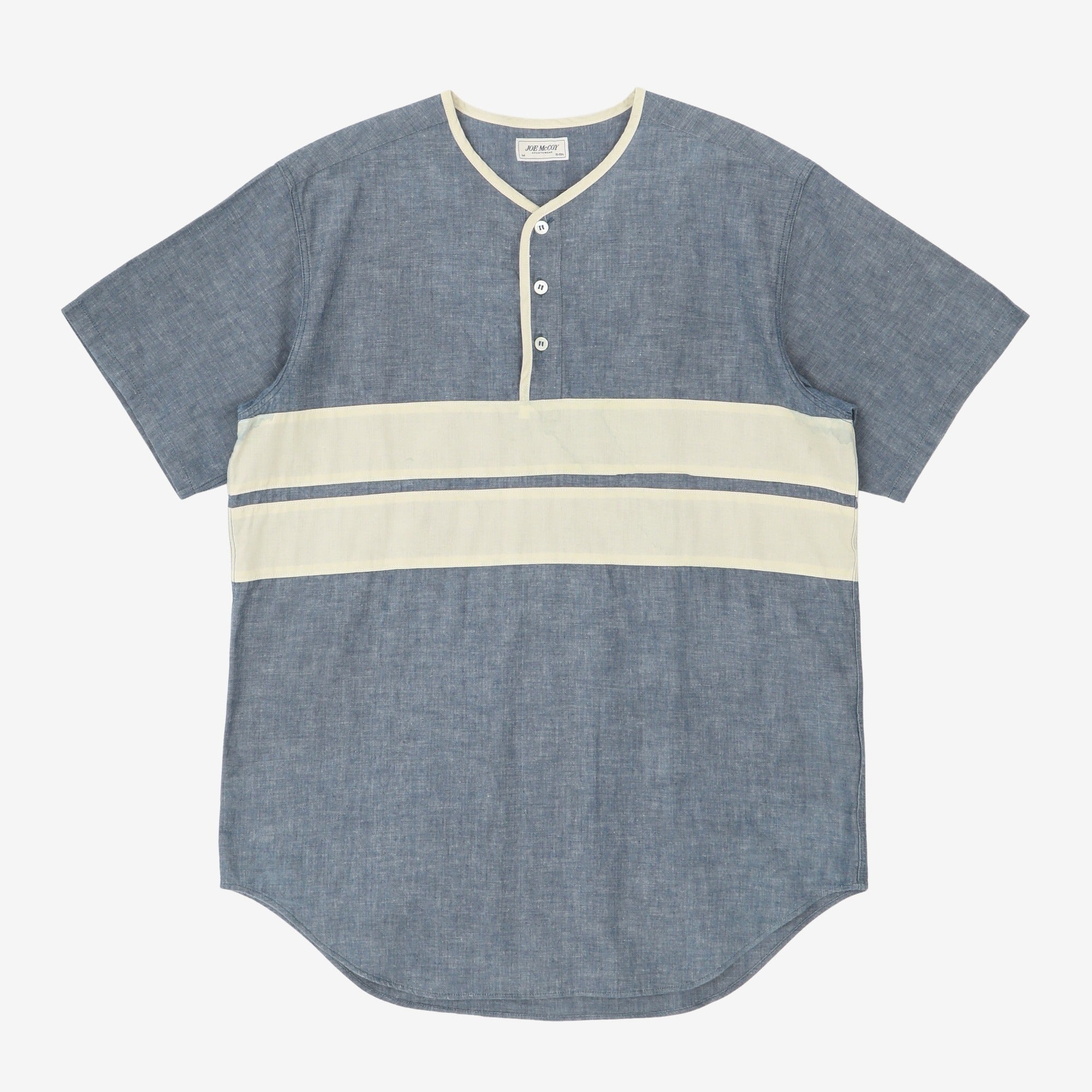 Chambray PO Stripe Summer Shirt