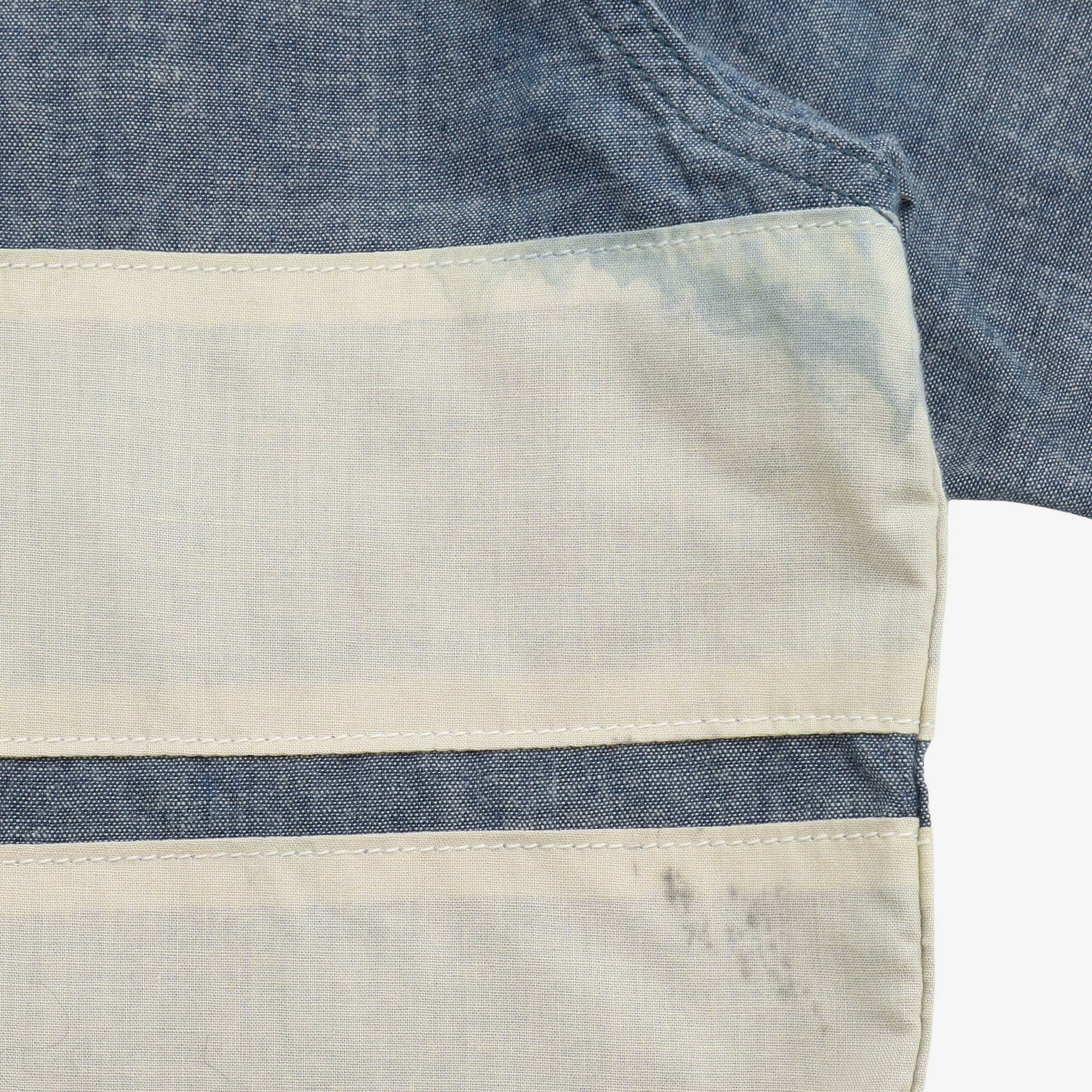 Chambray PO Stripe Summer Shirt