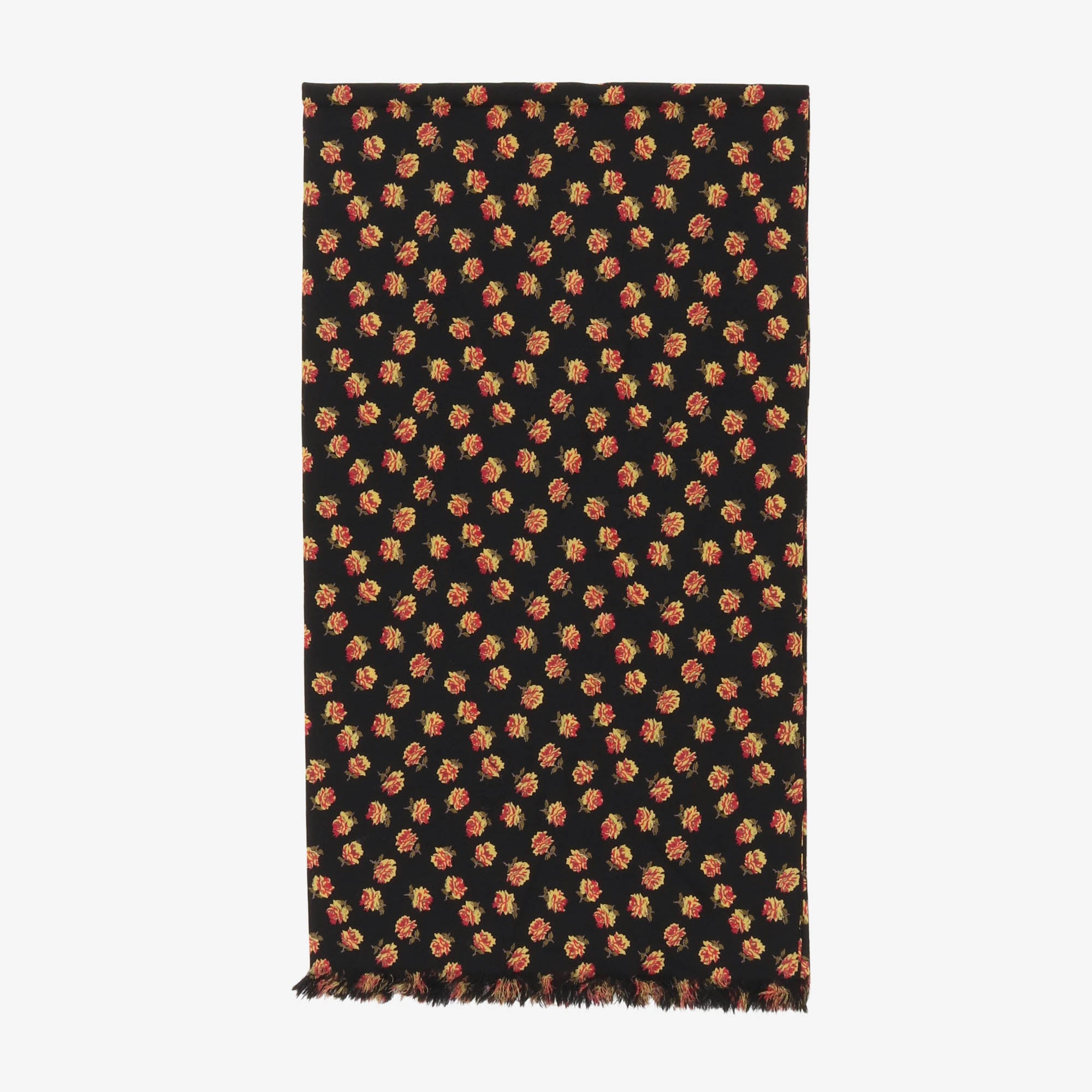 Floral Wool Scarf