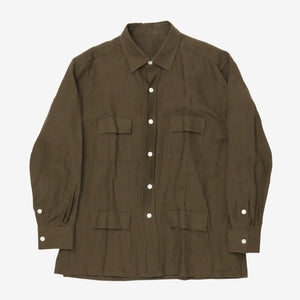 Linen Safari Jacket
