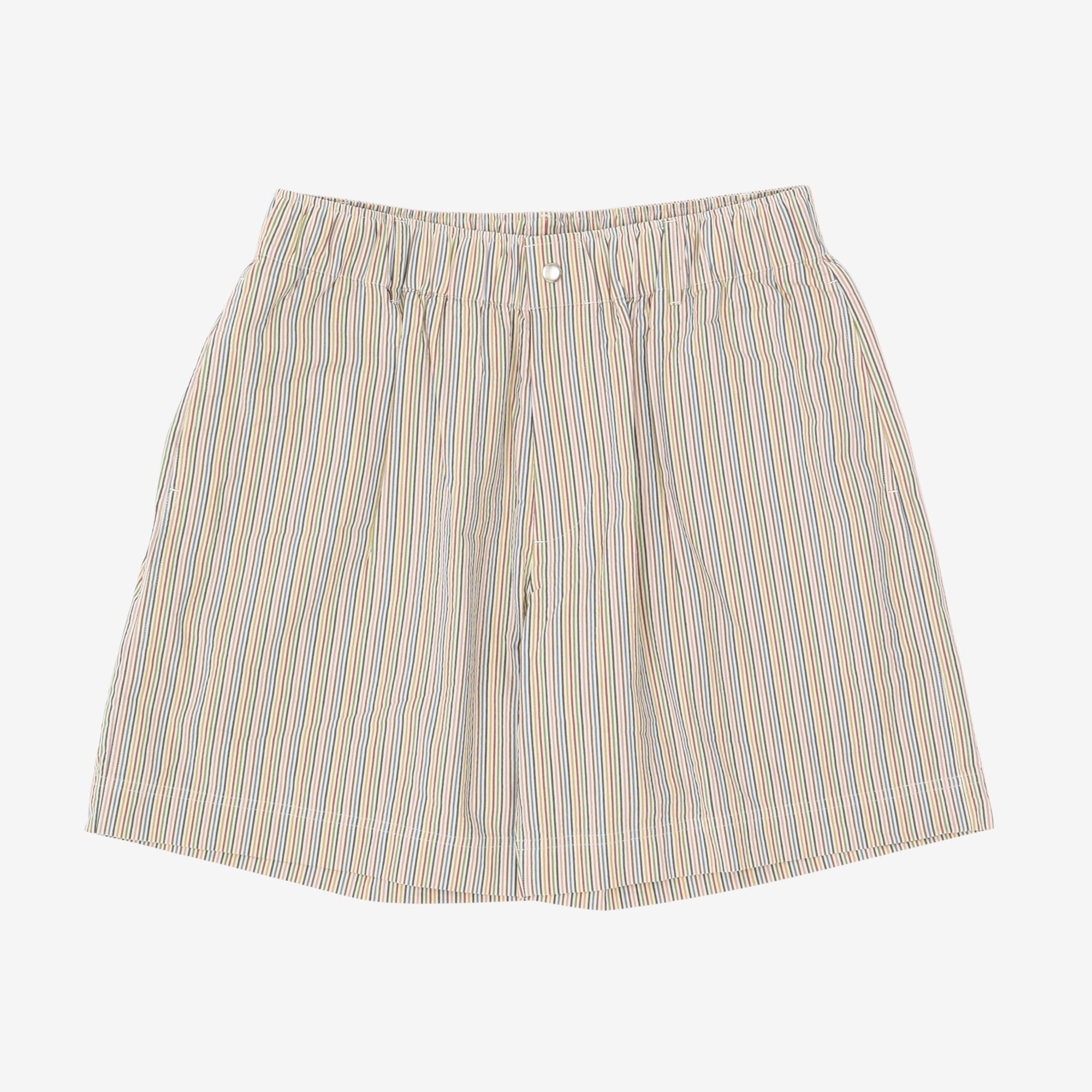 Striped Seersucker Shorts