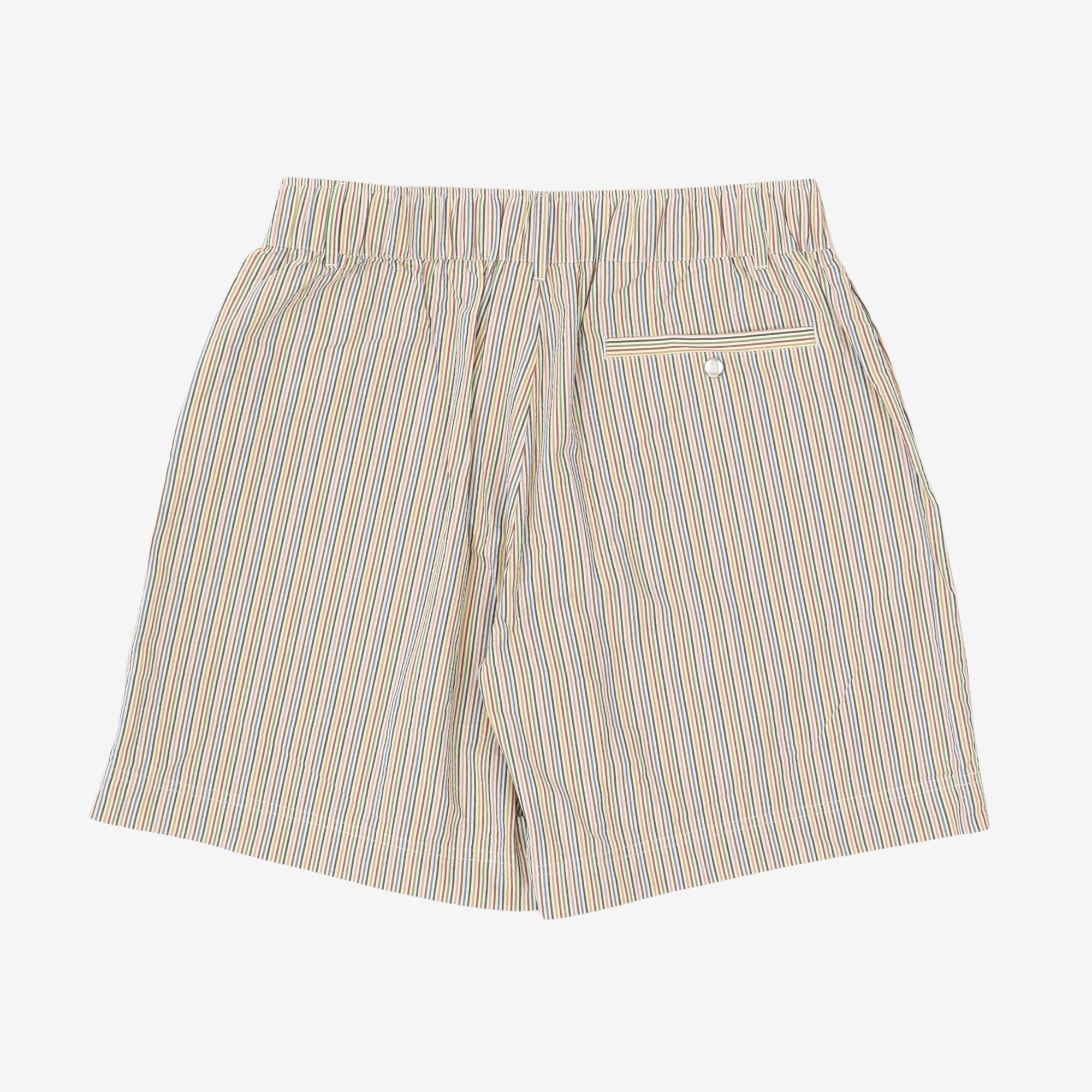Striped Seersucker Shorts
